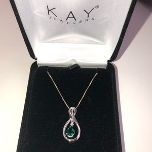 Kay jewelers Emerald necklace